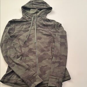 lululemon athletica define hooded Nulu Camo Green Jacket